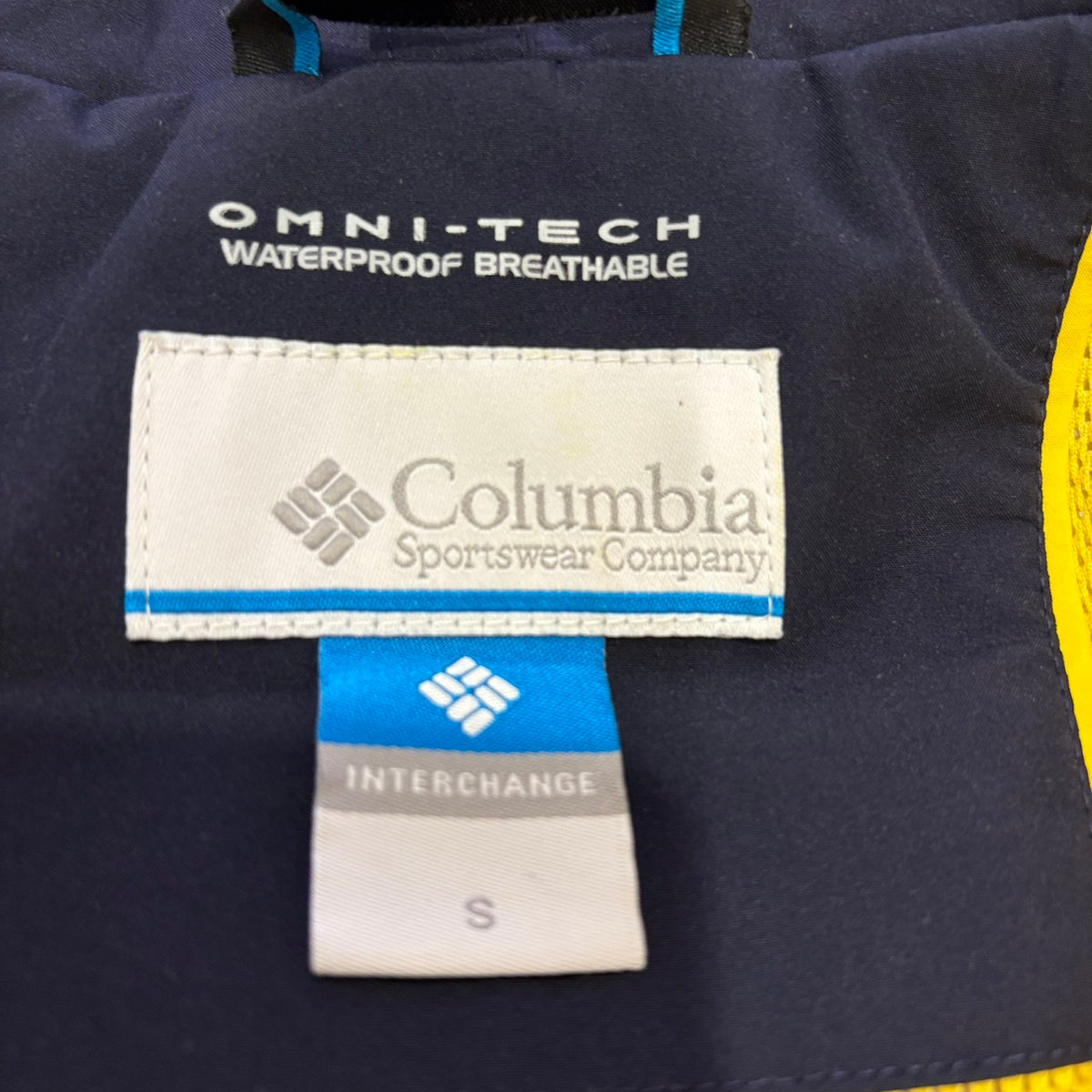 Columbia コロンビア オムニテック マウンテンパーカー ダブルジップ ネイビー S