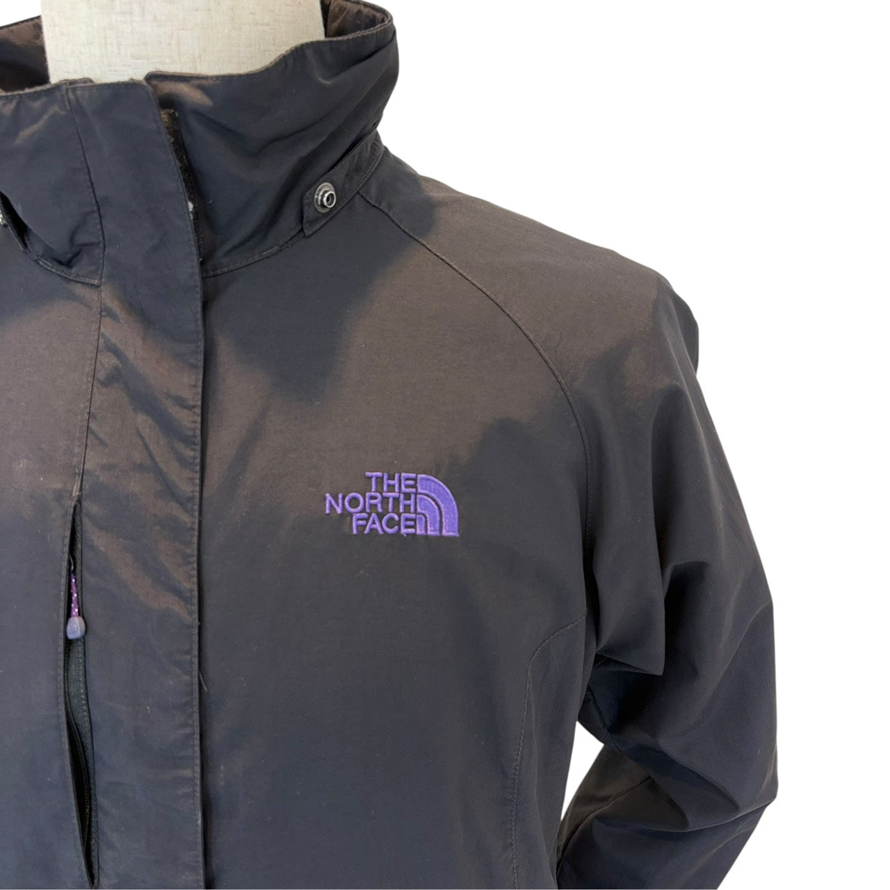 THE NORTH FACE ノースフェイス マウンテンパーカー パープルロゴ XL