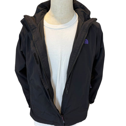 THE NORTH FACE ノースフェイス マウンテンパーカー パープルロゴ XL