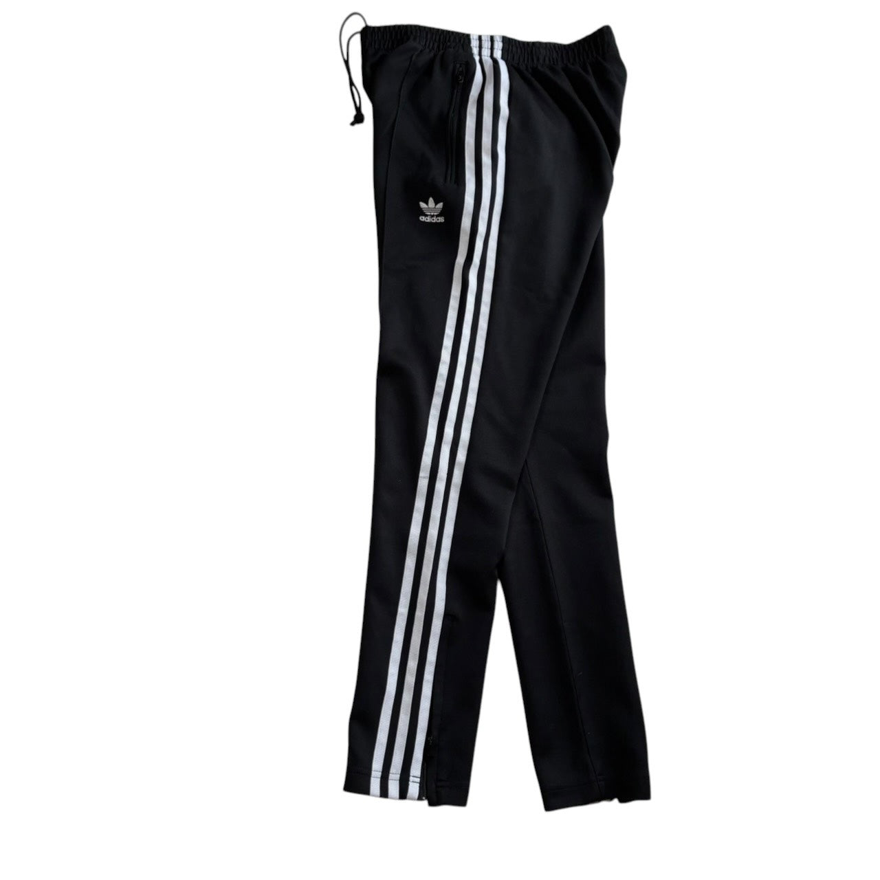 adidas アディダス トラックパンツ トレフォイルロゴ ジャージ ブラック S