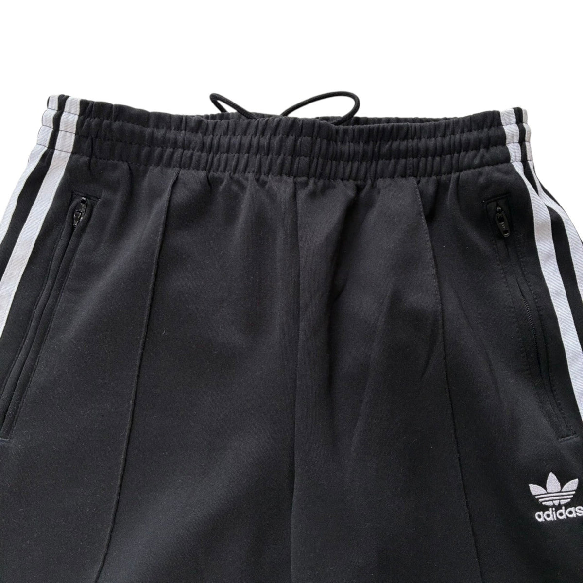 adidas アディダス トラックパンツ トレフォイルロゴ ジャージ ブラック S