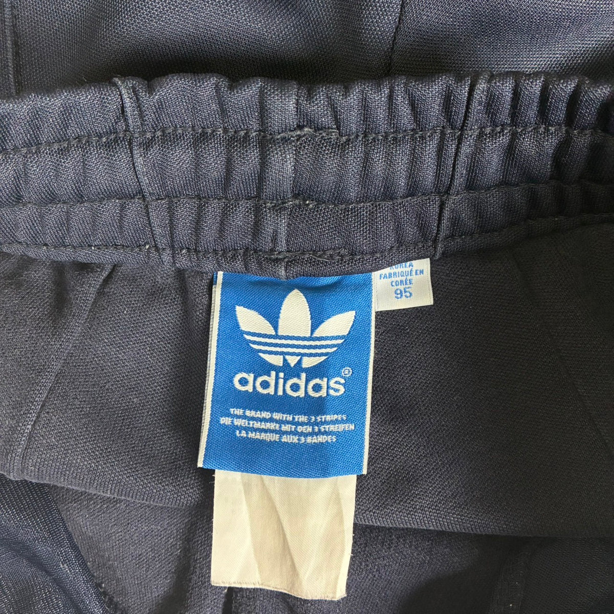 adidas アディダス ヨーロッパシリーズ トラックパンツ ジャージ ネイビー M