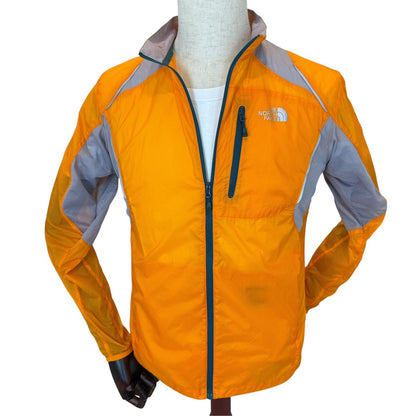 THE NORTH FACE ノースフェイス 薄手ナイロンジャケット オレンジ L
