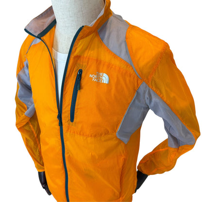 THE NORTH FACE ノースフェイス 薄手ナイロンジャケット オレンジ L
