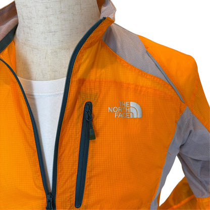 THE NORTH FACE ノースフェイス 薄手ナイロンジャケット オレンジ L