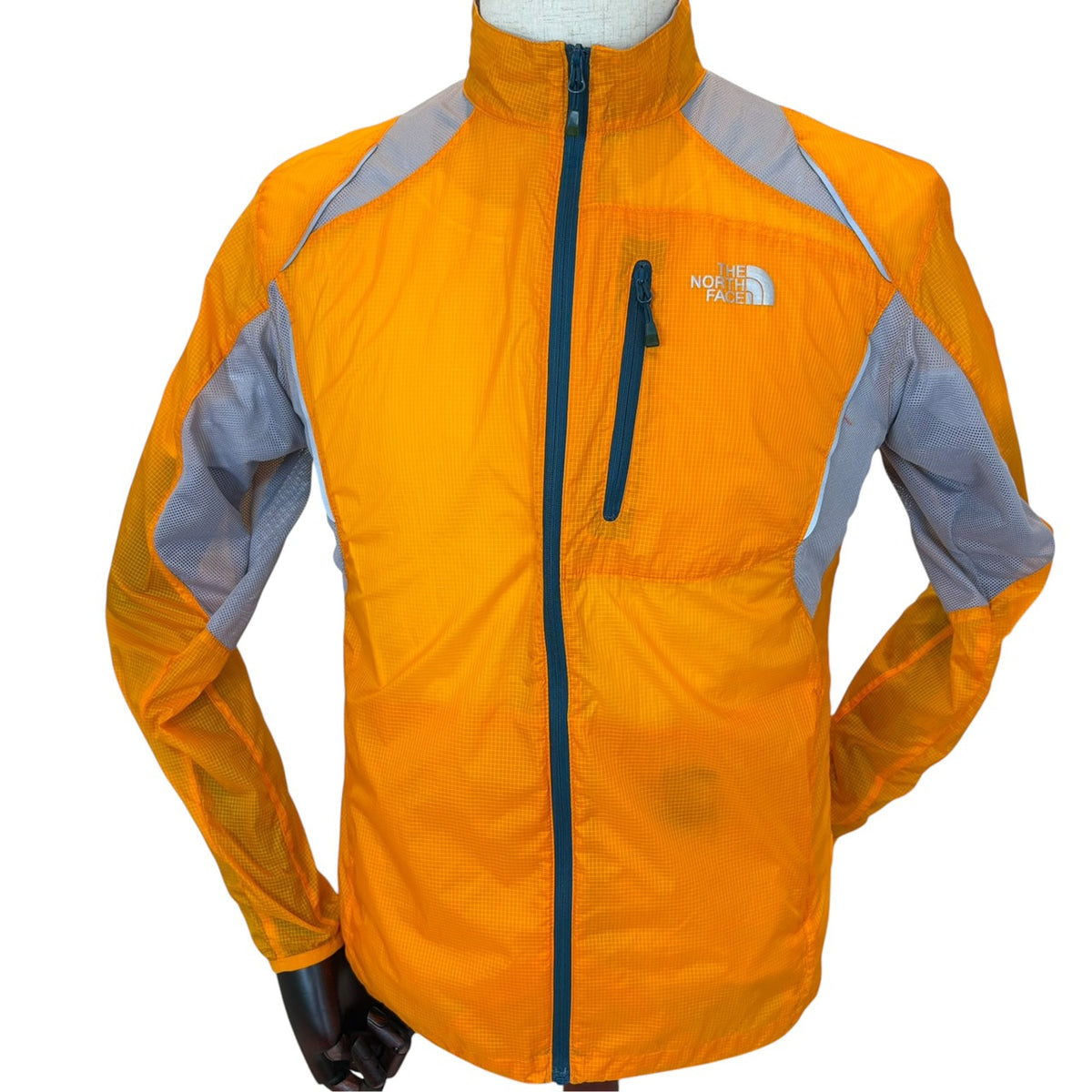 THE NORTH FACE ノースフェイス 薄手ナイロンジャケット オレンジ L