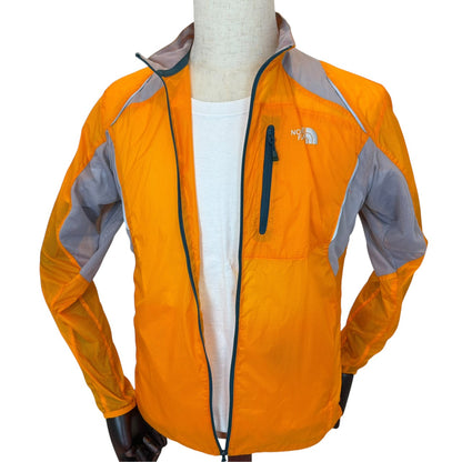 THE NORTH FACE ノースフェイス 薄手ナイロンジャケット オレンジ L