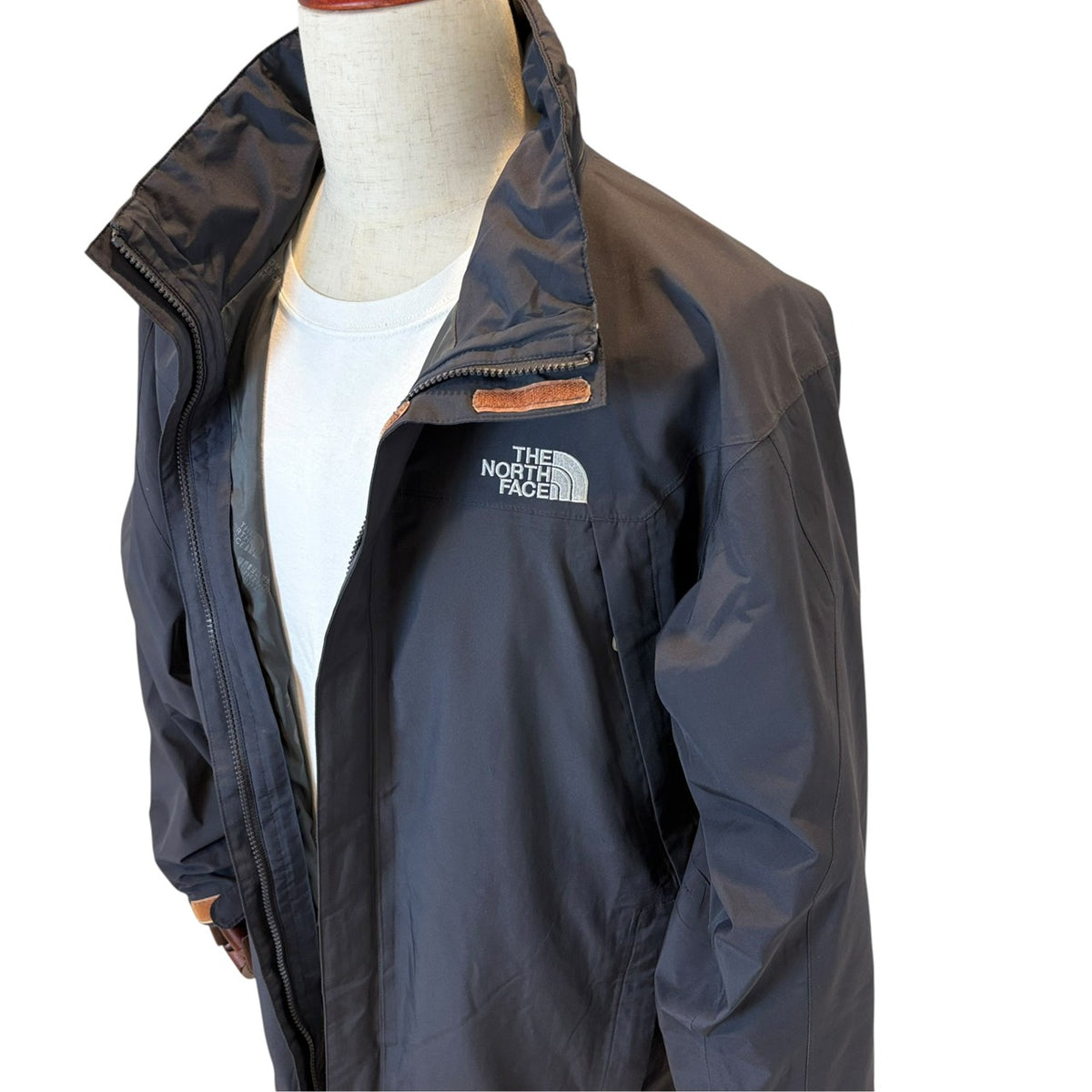 ノースフェイス GORE-TEX ジップインジップ マウンテンジャケット グレーXL