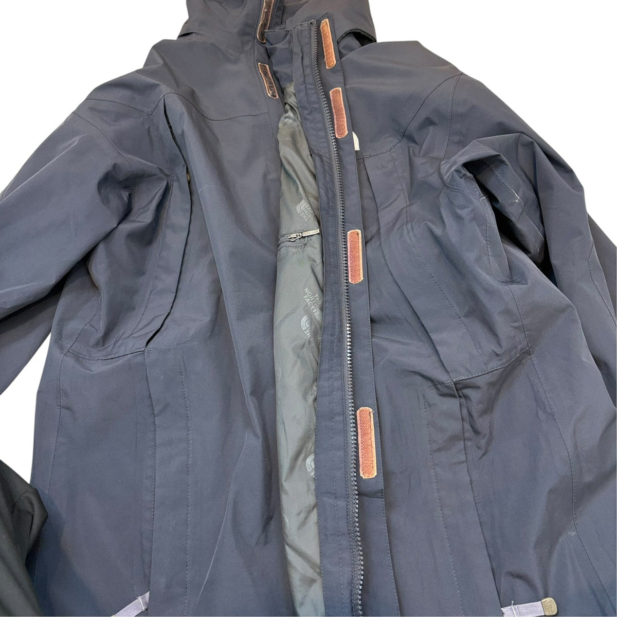ノースフェイス GORE-TEX ジップインジップ マウンテンジャケット グレーXL