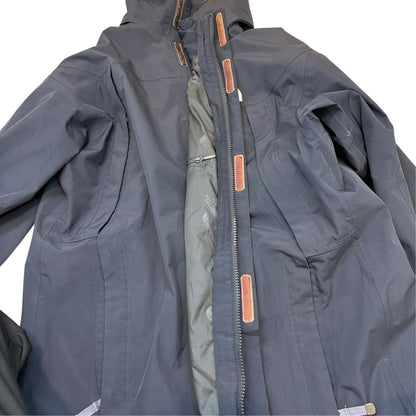 ノースフェイス GORE-TEX ジップインジップ マウンテンジャケット グレーXL
