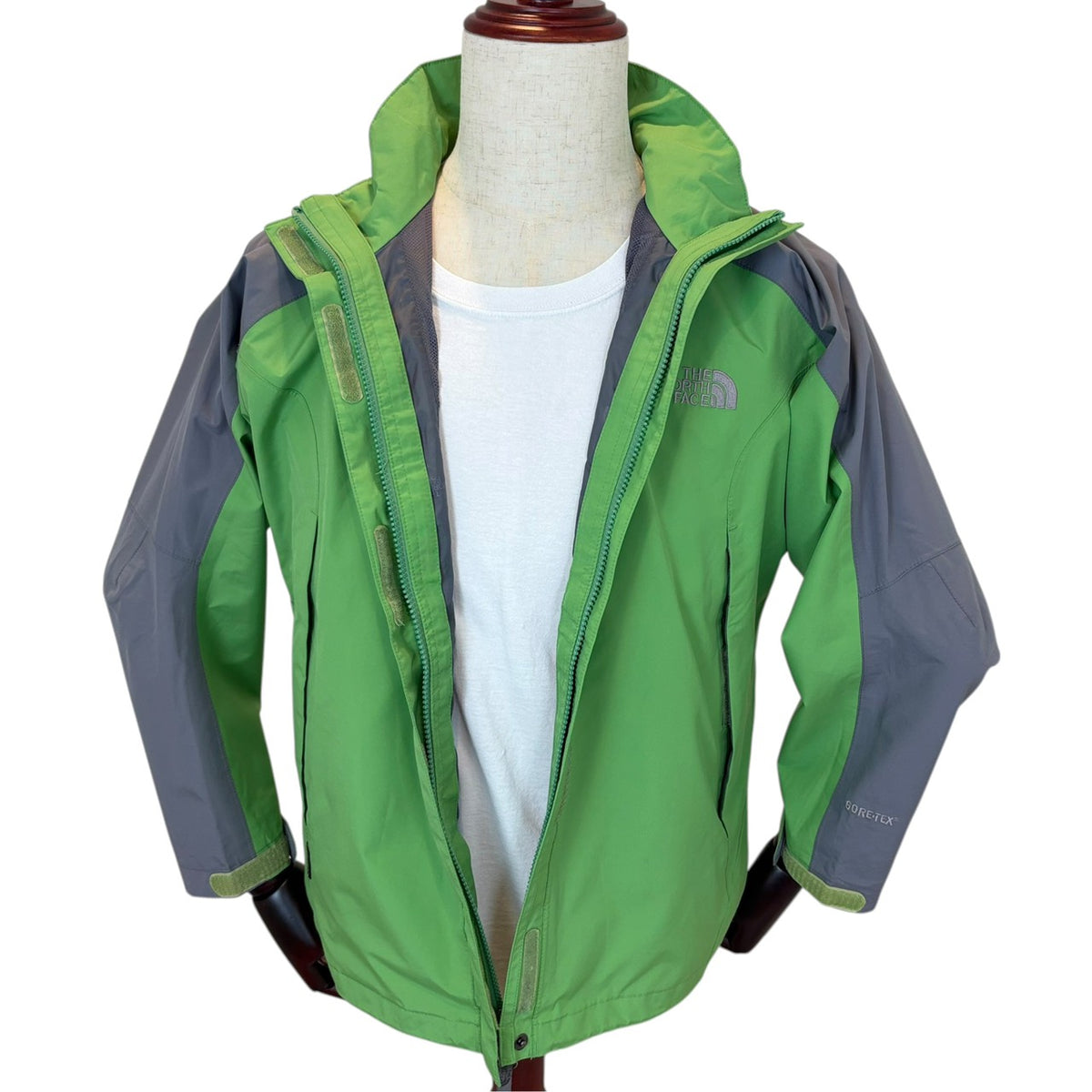ノースフェイス GORE-TEX ジップインジップ マウンテンジャケット グリーン M