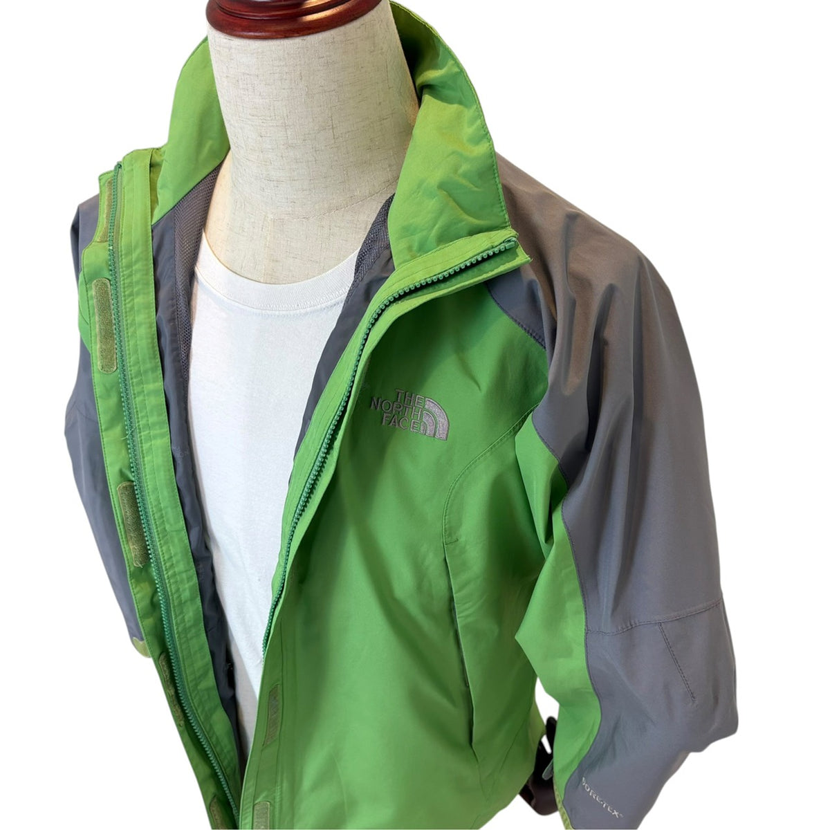 ノースフェイス GORE-TEX ジップインジップ マウンテンジャケット グリーン M