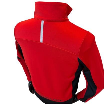 THE NORTH FACE ノースフェイス ソフトシェルジャケット レッド S