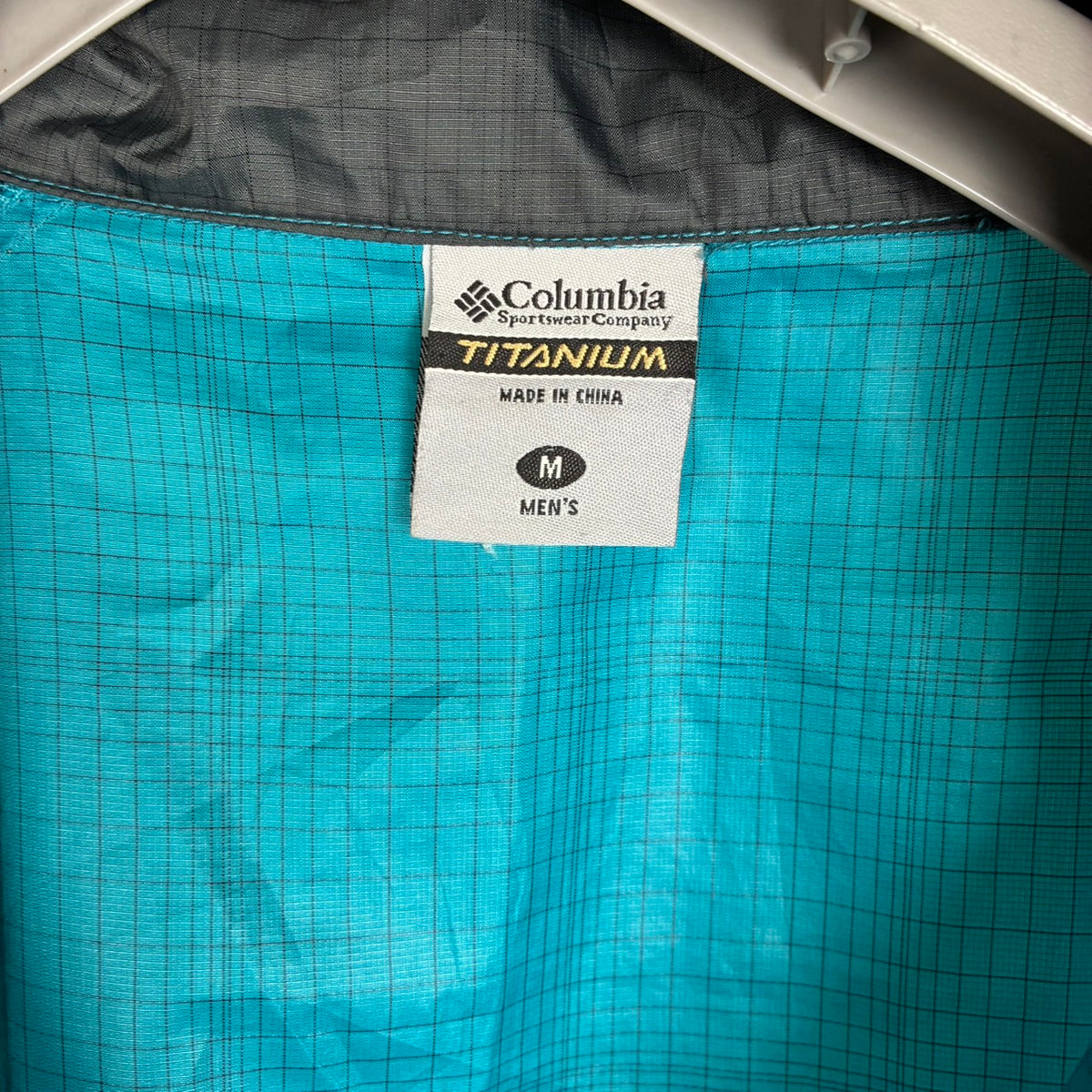 Columbia TITANIUM ナイロンジャケット ブルー グレー L