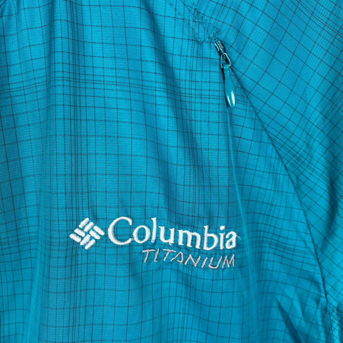 Columbia TITANIUM ナイロンジャケット ブルー グレー L