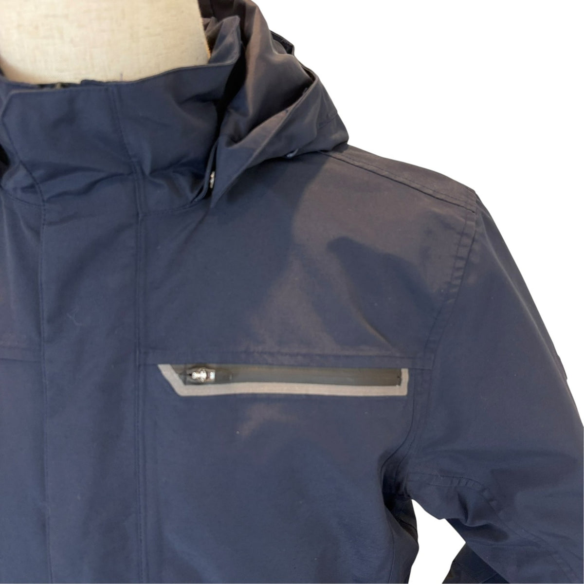 THE NORTH FACE ザノースフェイス ロング丈 ジャケット ネイビー L
