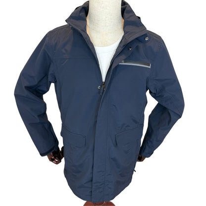 THE NORTH FACE ザノースフェイス ロング丈 ジャケット ネイビー L