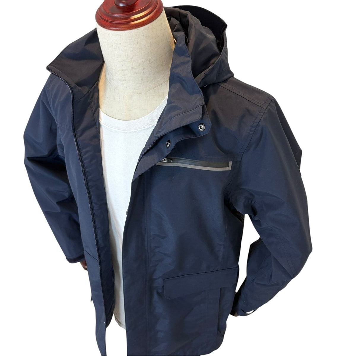 THE NORTH FACE ザノースフェイス ロング丈 ジャケット ネイビー L
