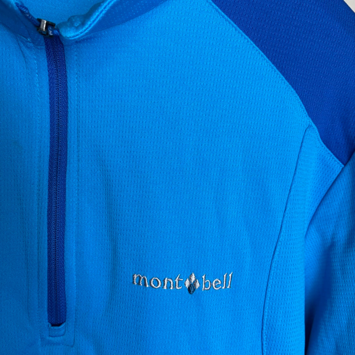 mont-bell モンベル ハーフジップ フリース ブルー  M