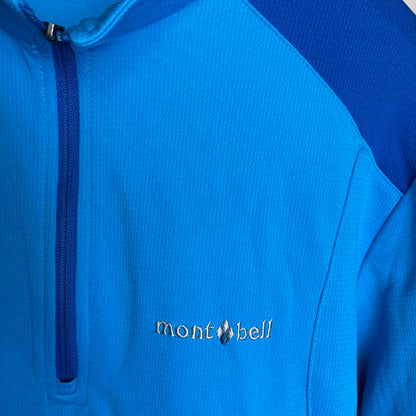 mont-bell モンベル ハーフジップ フリース ブルー  M