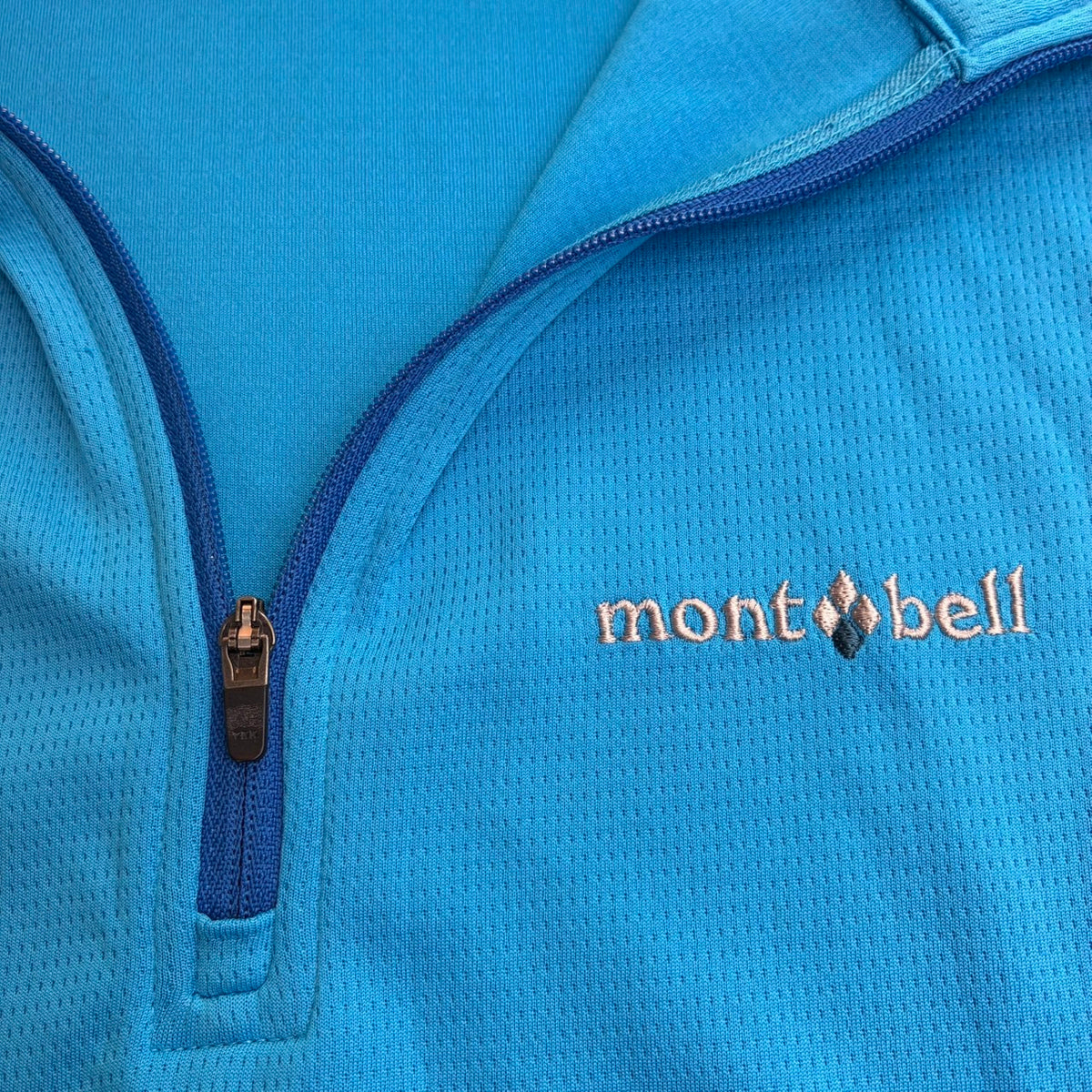 mont-bell モンベル ハーフジップ フリース ブルー  M