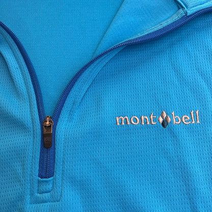 mont-bell モンベル ハーフジップ フリース ブルー  M