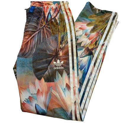 adidas アディダス トラックパンツ Lotus Print Track Pantsファイヤーバード S