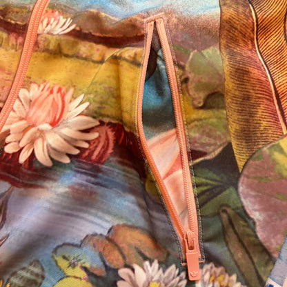 アディダス トラックジャケット Lotus Print Track Pants ファイヤーバード S