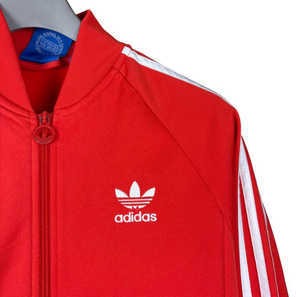 adidas 阿迪达斯 运动夹克 红色 xs