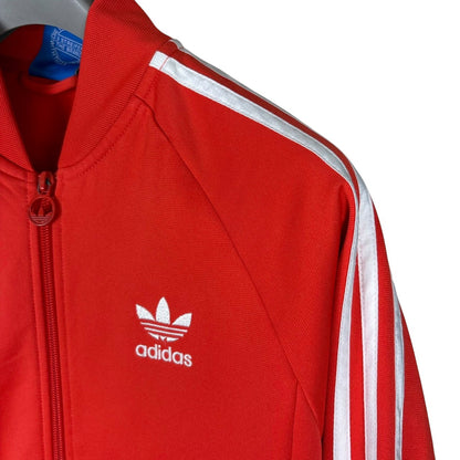 adidas 阿迪达斯 运动夹克 红色 xs