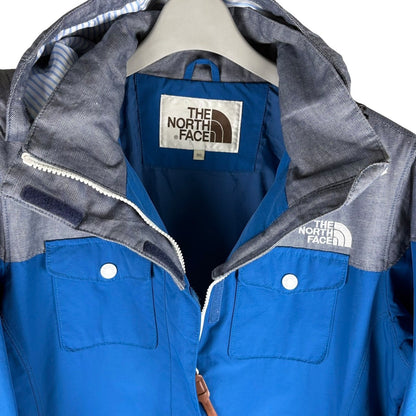 THE NORTH FACE 마운틴파커 롱코트 블루×그레이 S