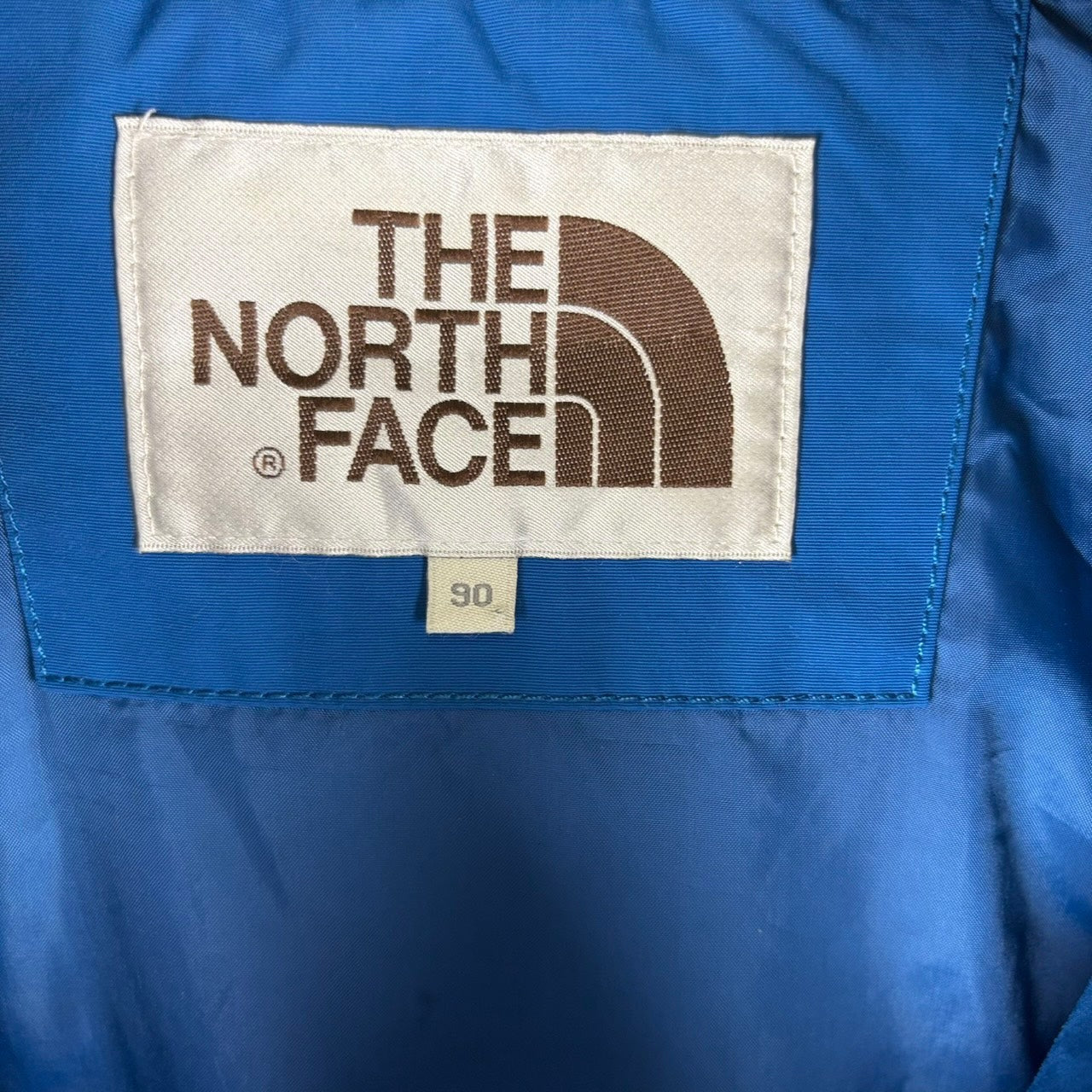 THE NORTH FACE 마운틴파커 롱코트 블루×그레이 S