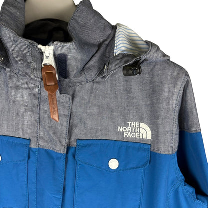 THE NORTH FACE 마운틴파커 롱코트 블루×그레이 S