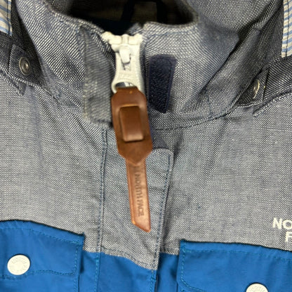 THE NORTH FACE 마운틴파커 롱코트 블루×그레이 S