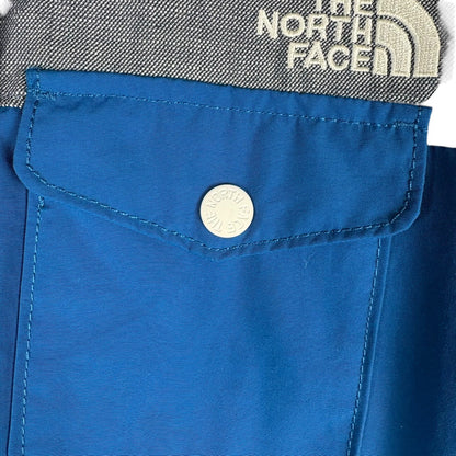 THE NORTH FACE 마운틴파커 롱코트 블루×그레이 S