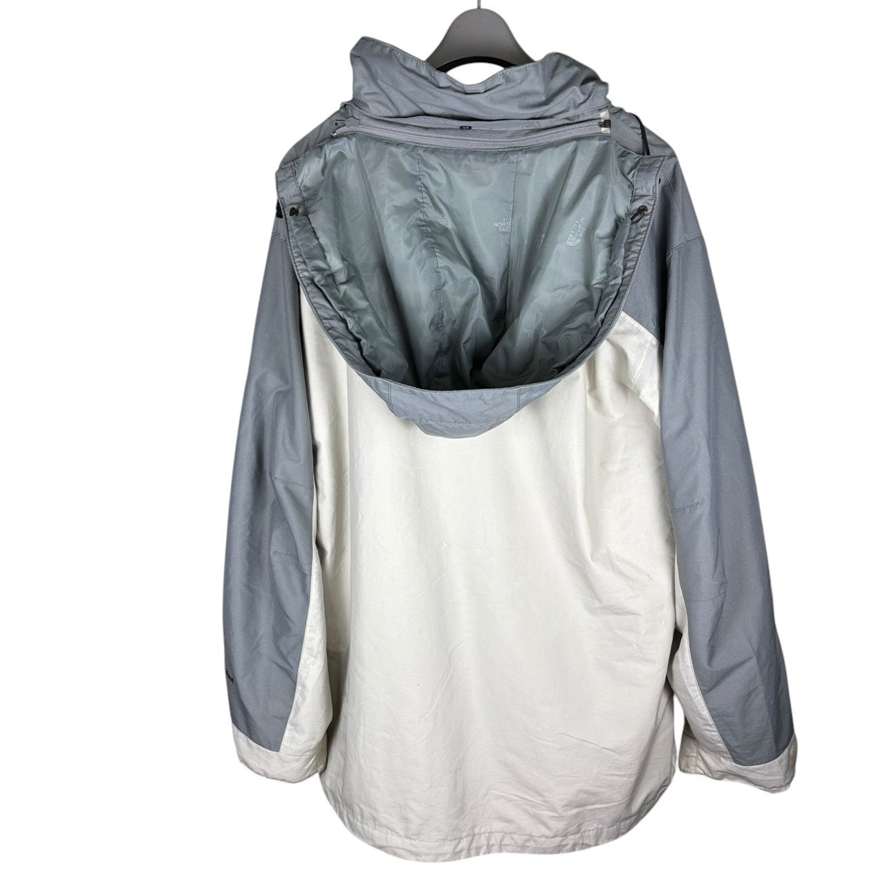 THE NORTH FACE HYVENT Mountain Parka Grey x White L