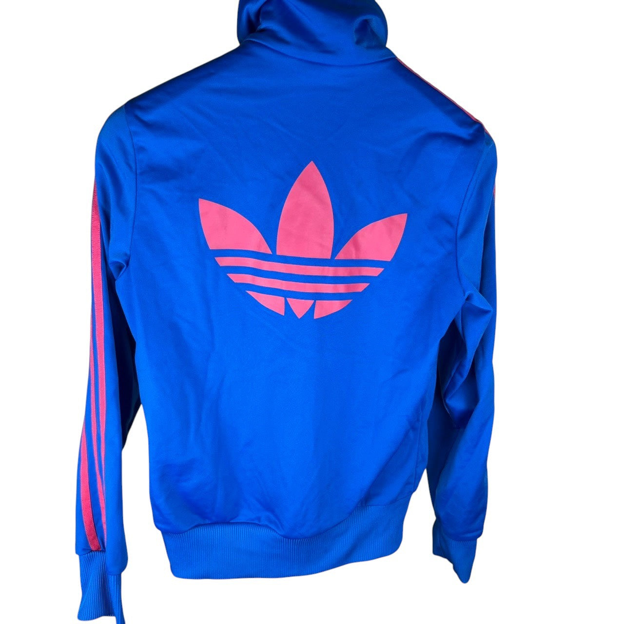 adidas 阿迪达斯 运动夹克 蓝色x粉色 火鸟款 XS
