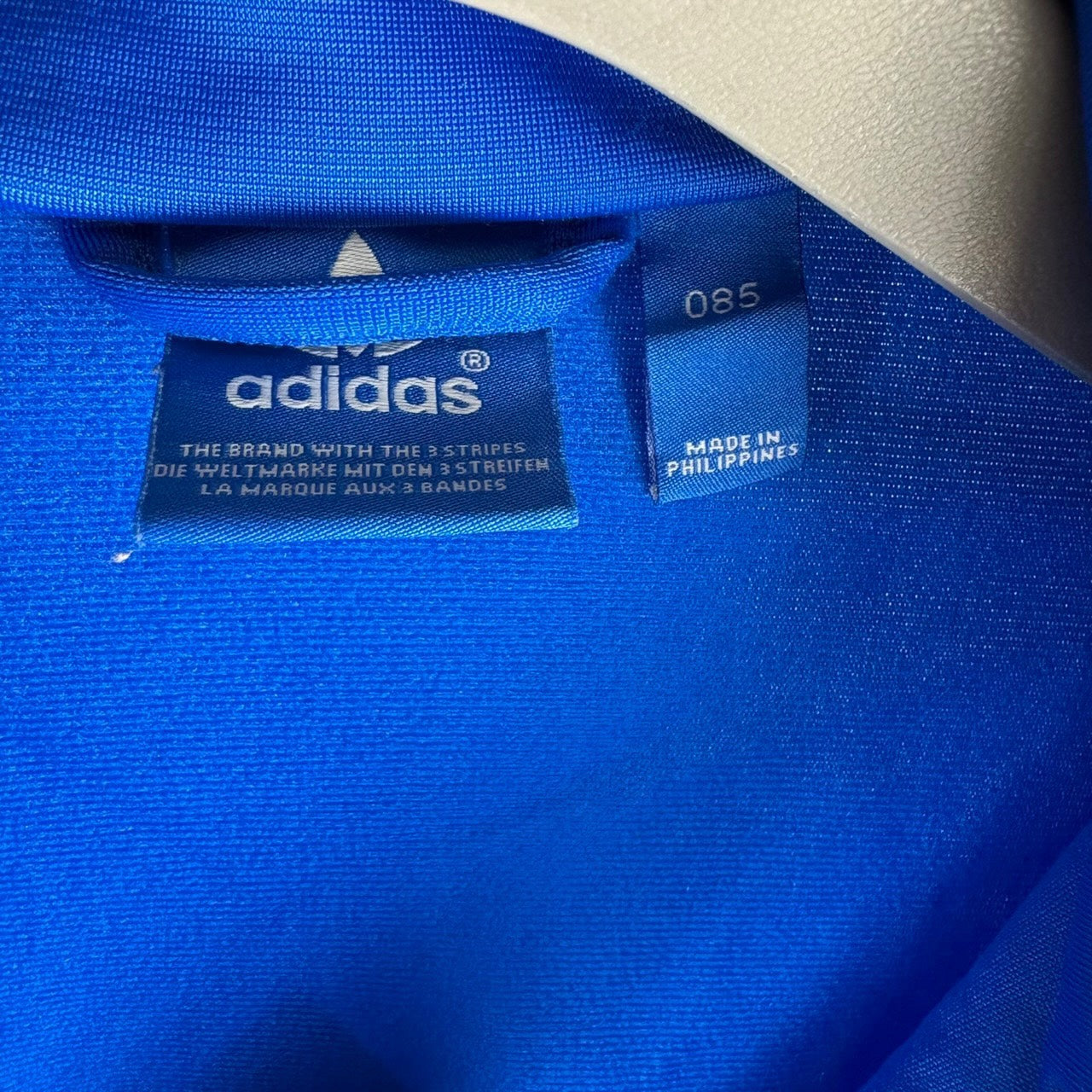 adidas 阿迪达斯 运动夹克 蓝色x粉色 火鸟款 XS