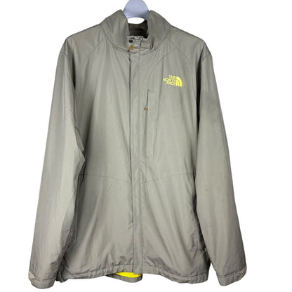 THE NORTH FACE WINDSTOPPER Mountain Parka Khaki Gray x Yellow XL