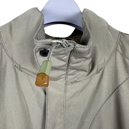 THE NORTH FACE WINDSTOPPER Mountain Parka Khaki Gray x Yellow XL