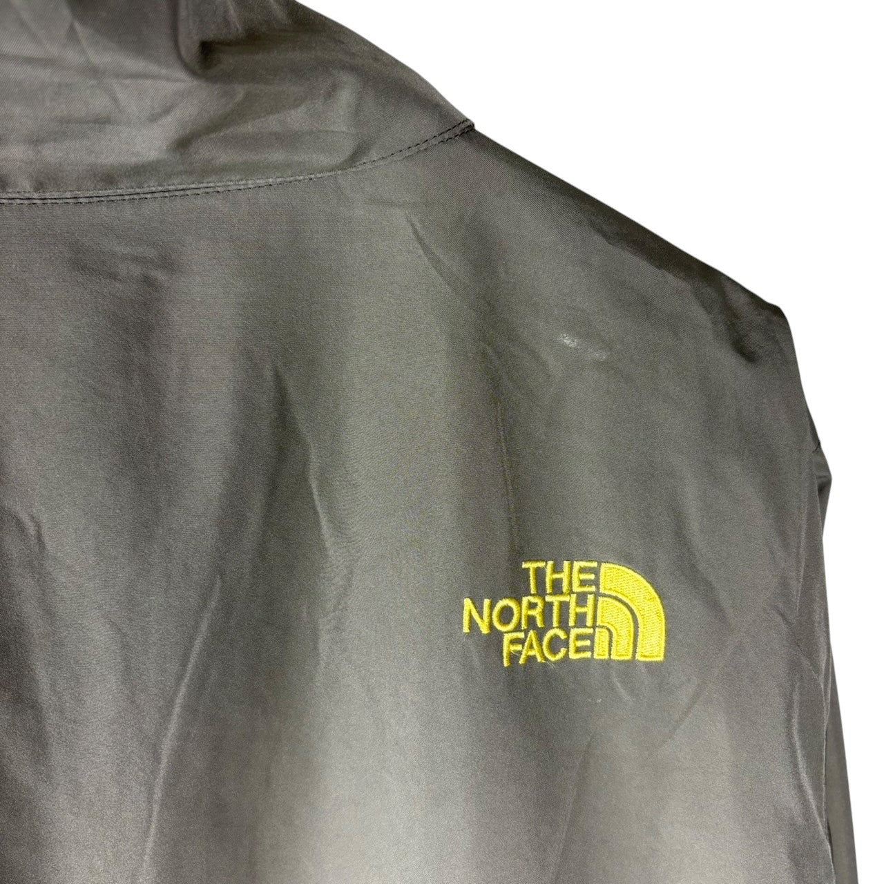 THE NORTH FACE WINDSTOPPER Mountain Parka Khaki Gray x Yellow XL