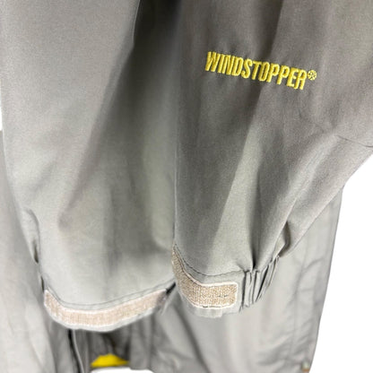 THE NORTH FACE WINDSTOPPER Mountain Parka Khaki Gray x Yellow XL