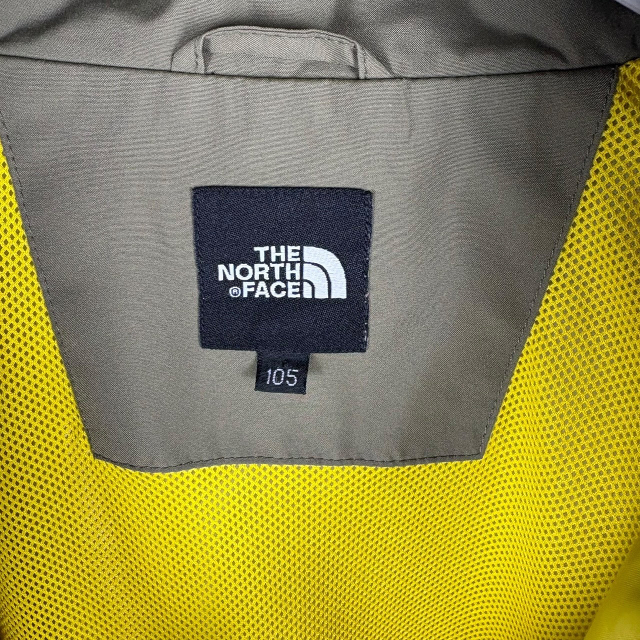 THE NORTH FACE WINDSTOPPER Mountain Parka Khaki Gray x Yellow XL