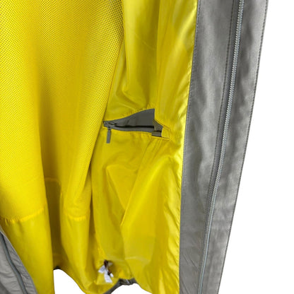 THE NORTH FACE WINDSTOPPER Mountain Parka Khaki Gray x Yellow XL