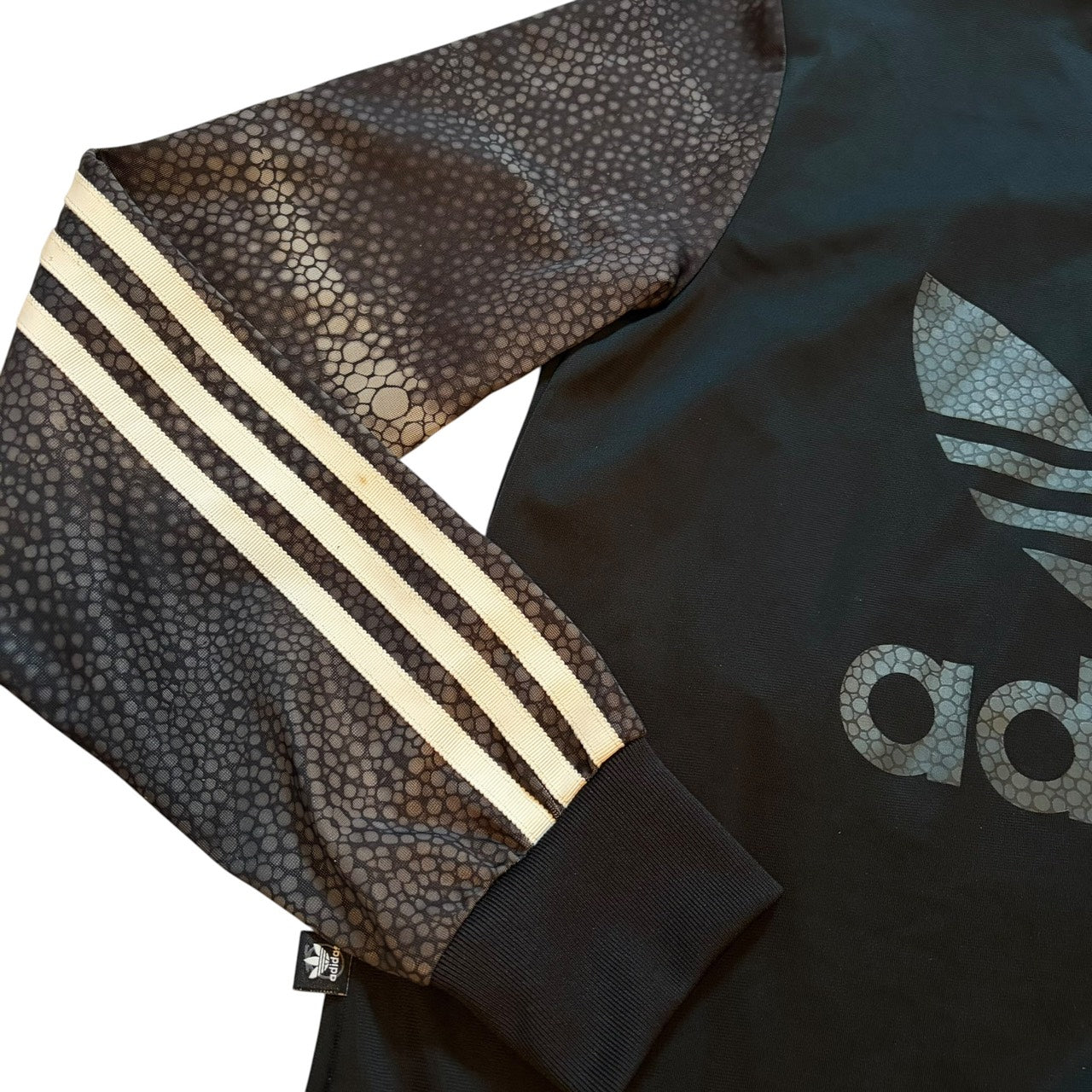 阿迪达斯 adidas 运动夹克 豹纹 FIREBIRD RITA ORA 合作款 M码
