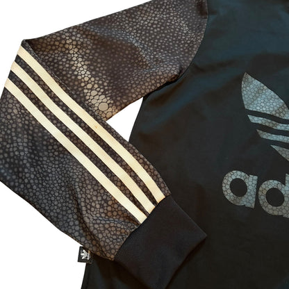 阿迪达斯 adidas 运动夹克 豹纹 FIREBIRD RITA ORA 合作款 M码