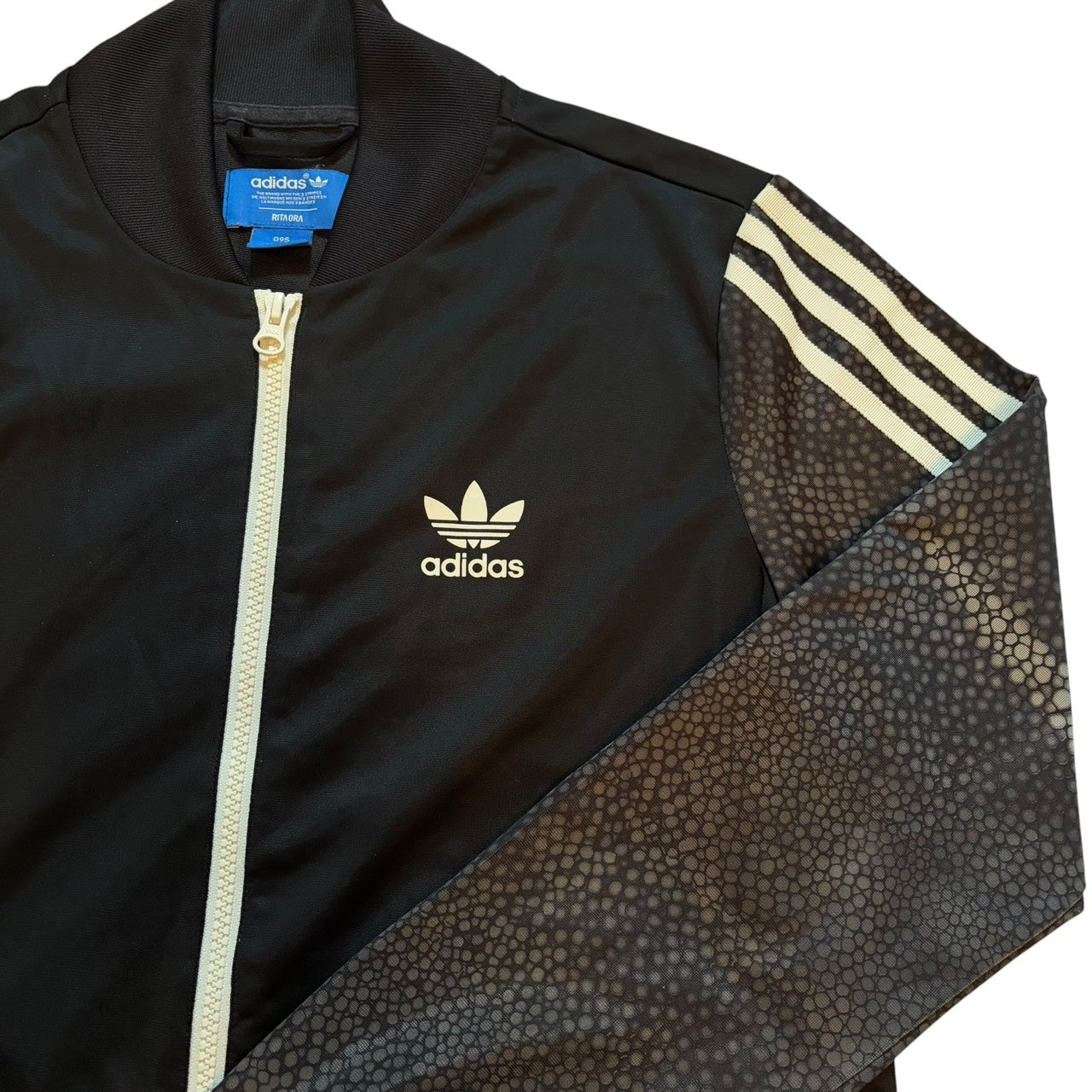 阿迪达斯 adidas 运动夹克 豹纹 FIREBIRD RITA ORA 合作款 M码
