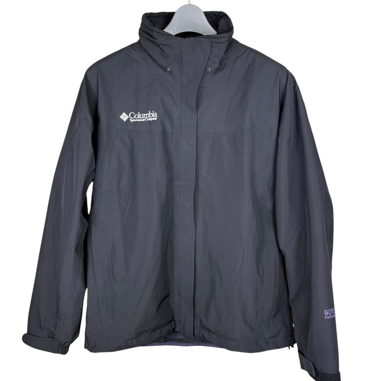 Columbia 哥伦比亚 GORE-TEX 冲锋衣 双拉链 黑色 M码
