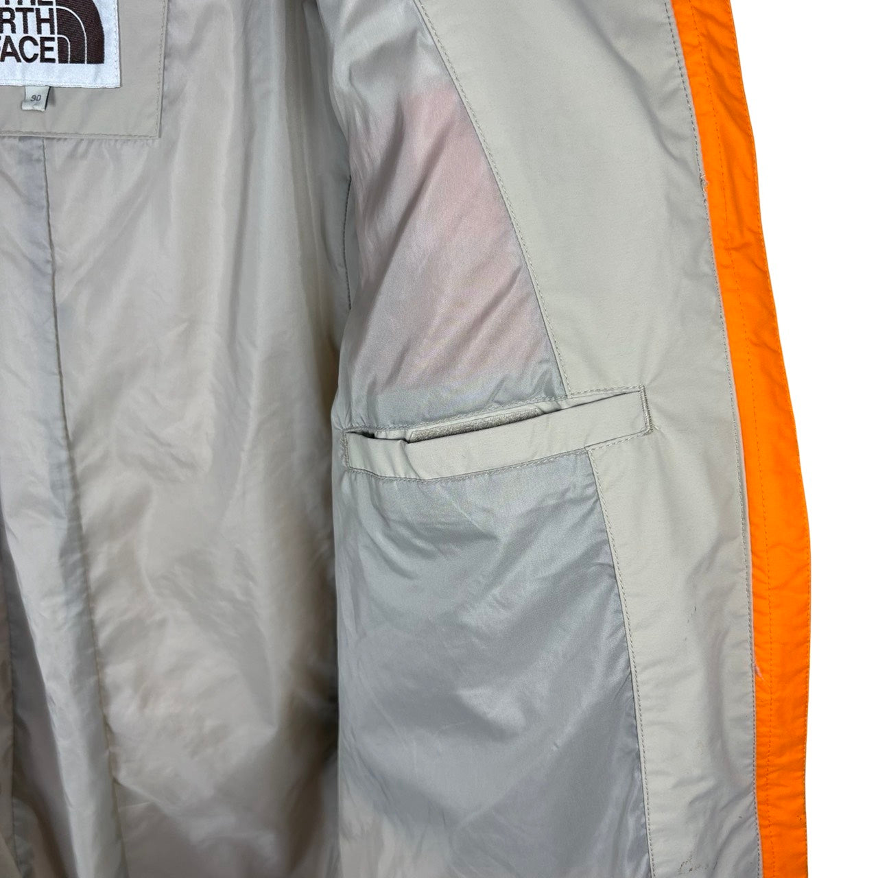 THE NORTH FACE ノースフェイス ロングコート オレンジ S
