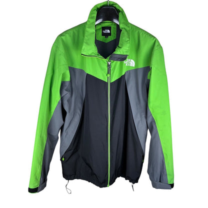 THE NORTH FACE HYVENT 冲锋衣 绿黑色 XL